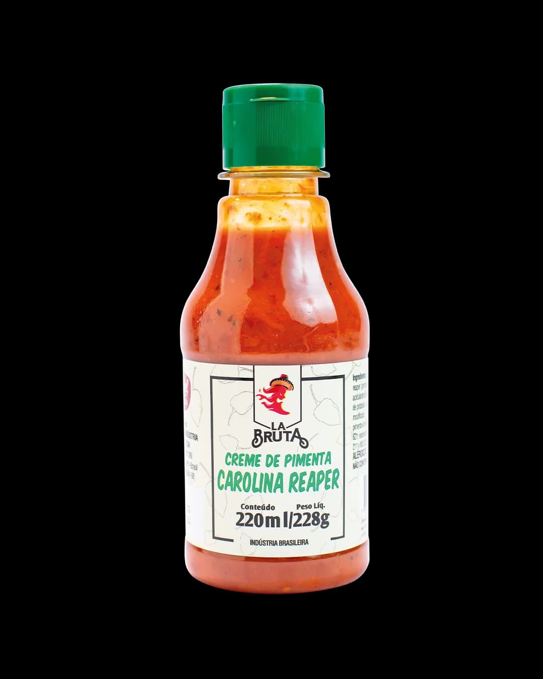 Creme de Pimenta Carolina Reaper 220ml — La Bruta — Fiel Alimentos