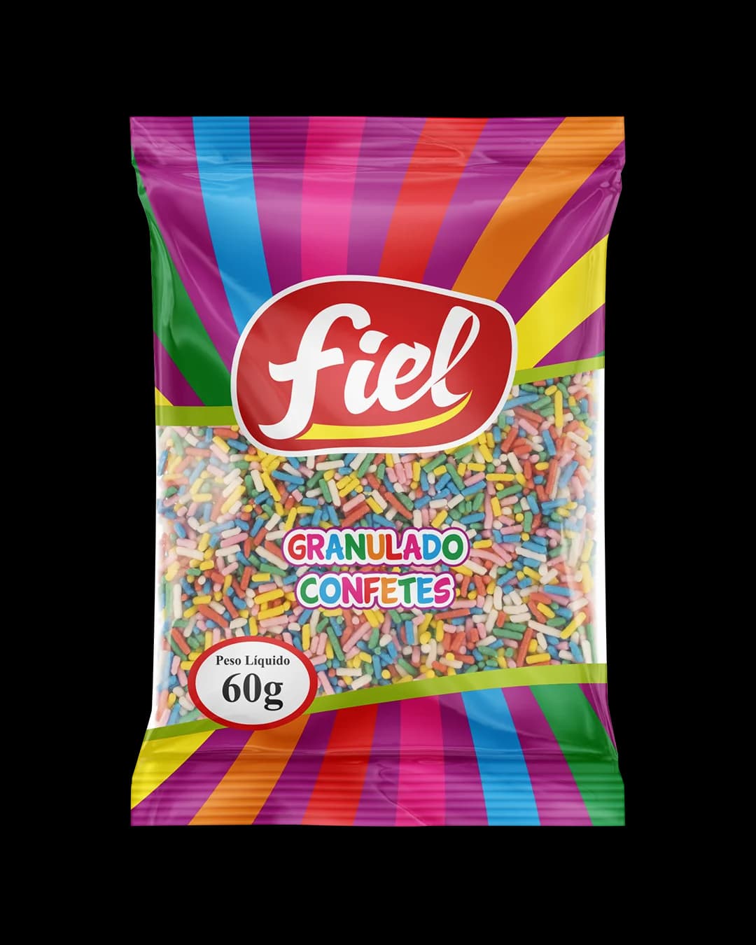 Granulado Confetes 60g — Fiel — Fiel Alimentos — foto 1