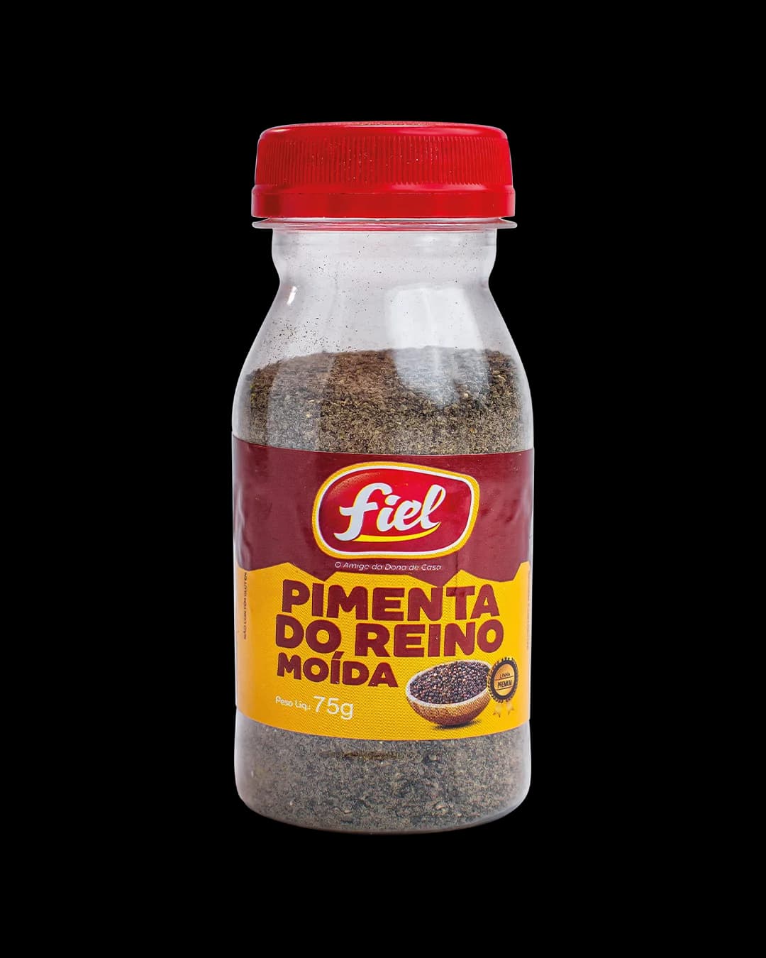 Pimenta do Reino Moída 75g — Fiel — Fiel Alimentos — foto 1