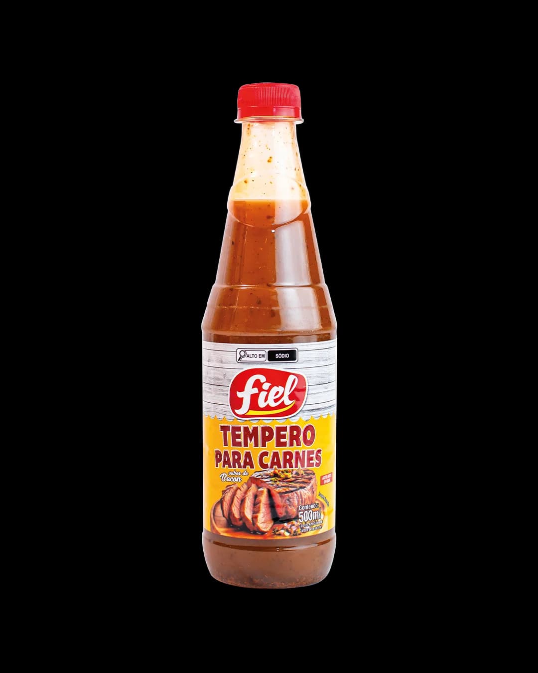 Tempero para Carnes Bacon 500ml — Fiel — Fiel Alimentos — foto 1