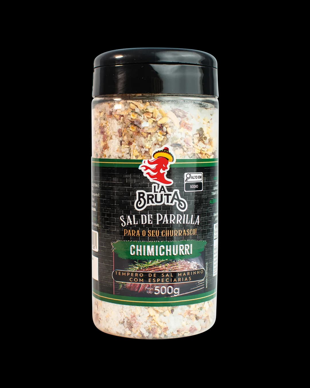 Sal de Parrilla Chimichurri 500g — La Bruta — Fiel Alimentos — foto 1