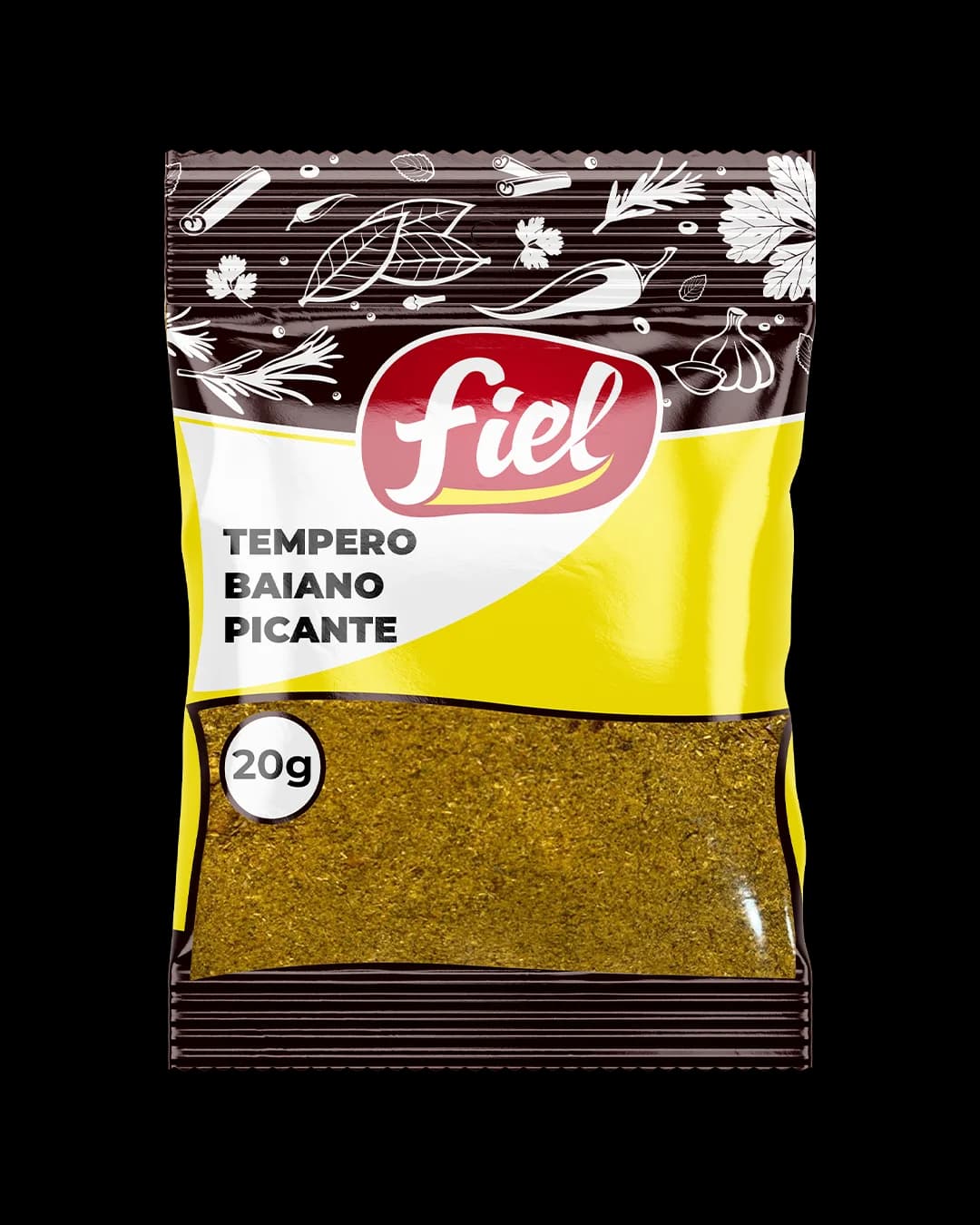 Tempero Baiano Picante 20g — Fiel — Fiel Alimentos — foto 1