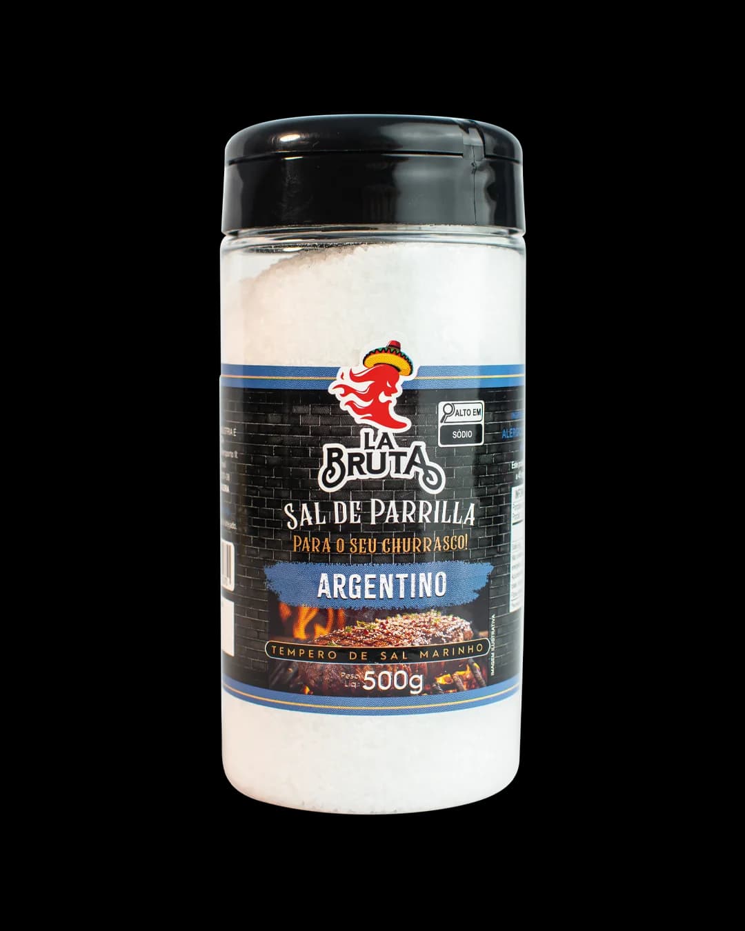 Sal de Parrilla Argentino 500g — La Bruta — Fiel Alimentos — foto 1