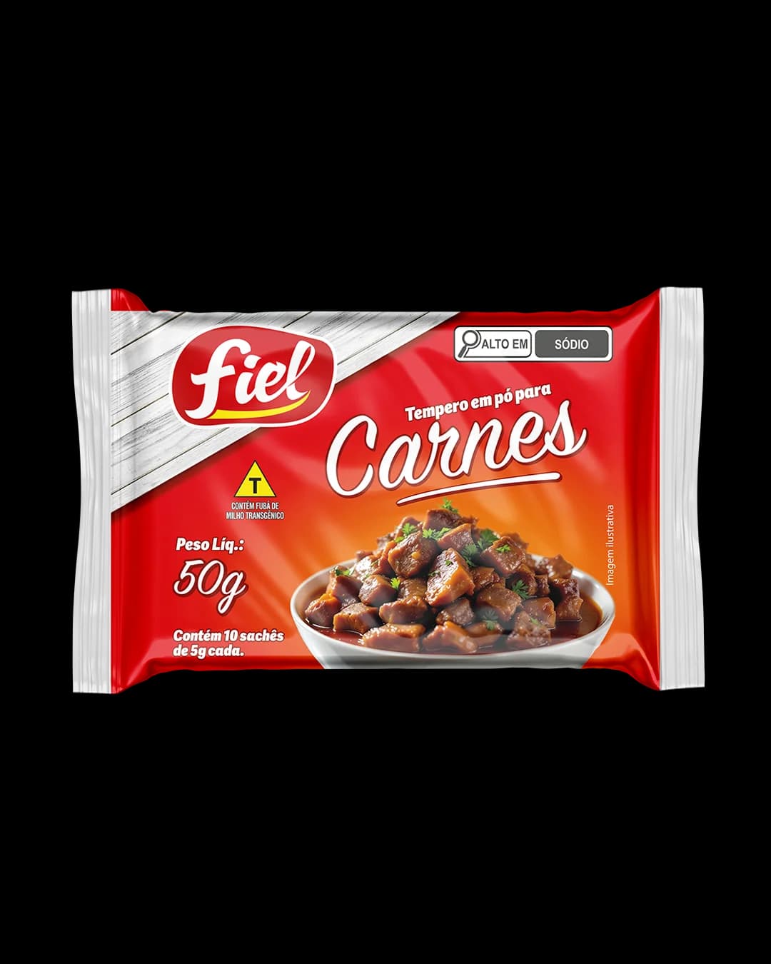 Tempero em Pó para Carnes 50g — Fiel — Fiel Alimentos — foto 1