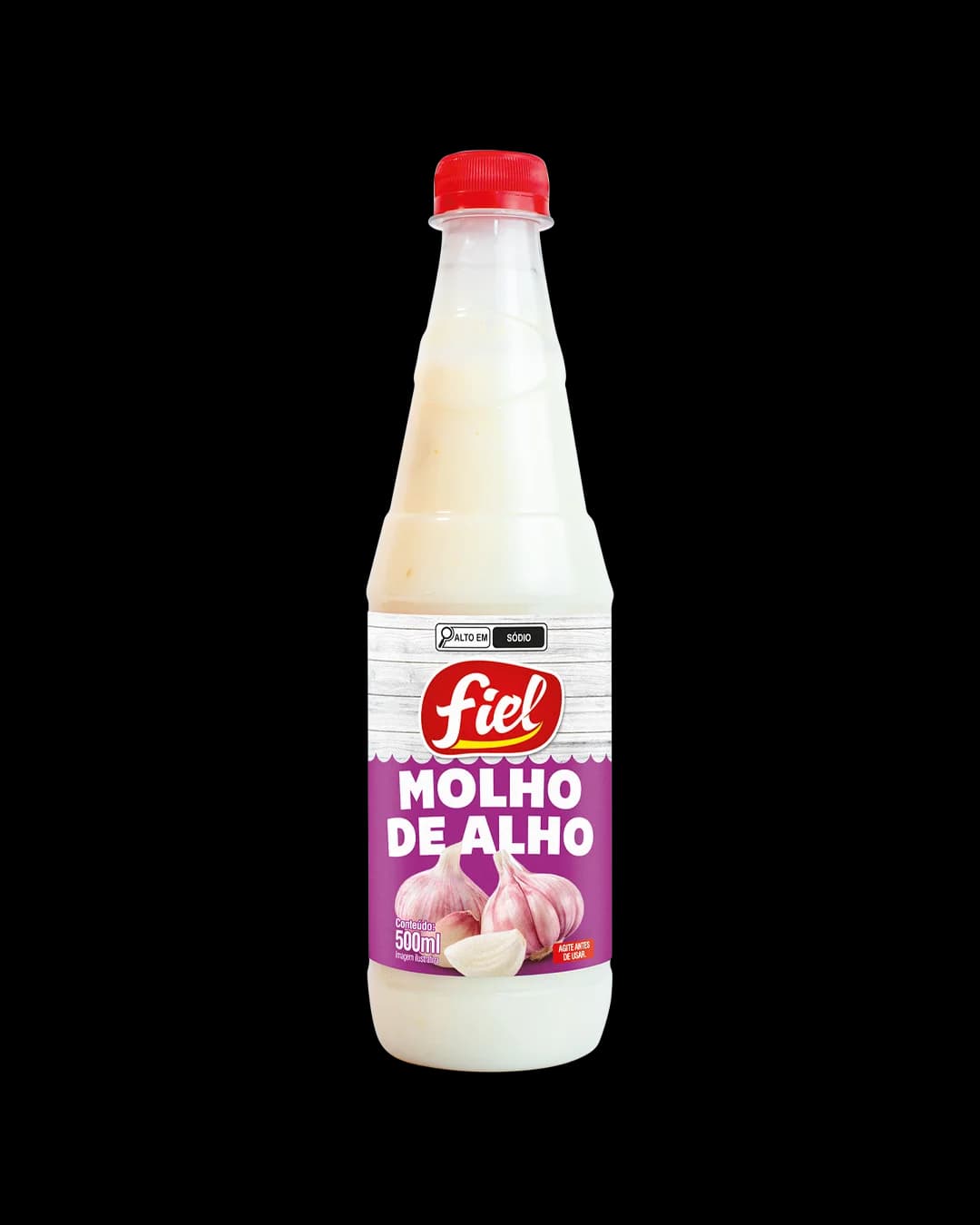 Molho de Alho 500ml — Fiel — Fiel Alimentos