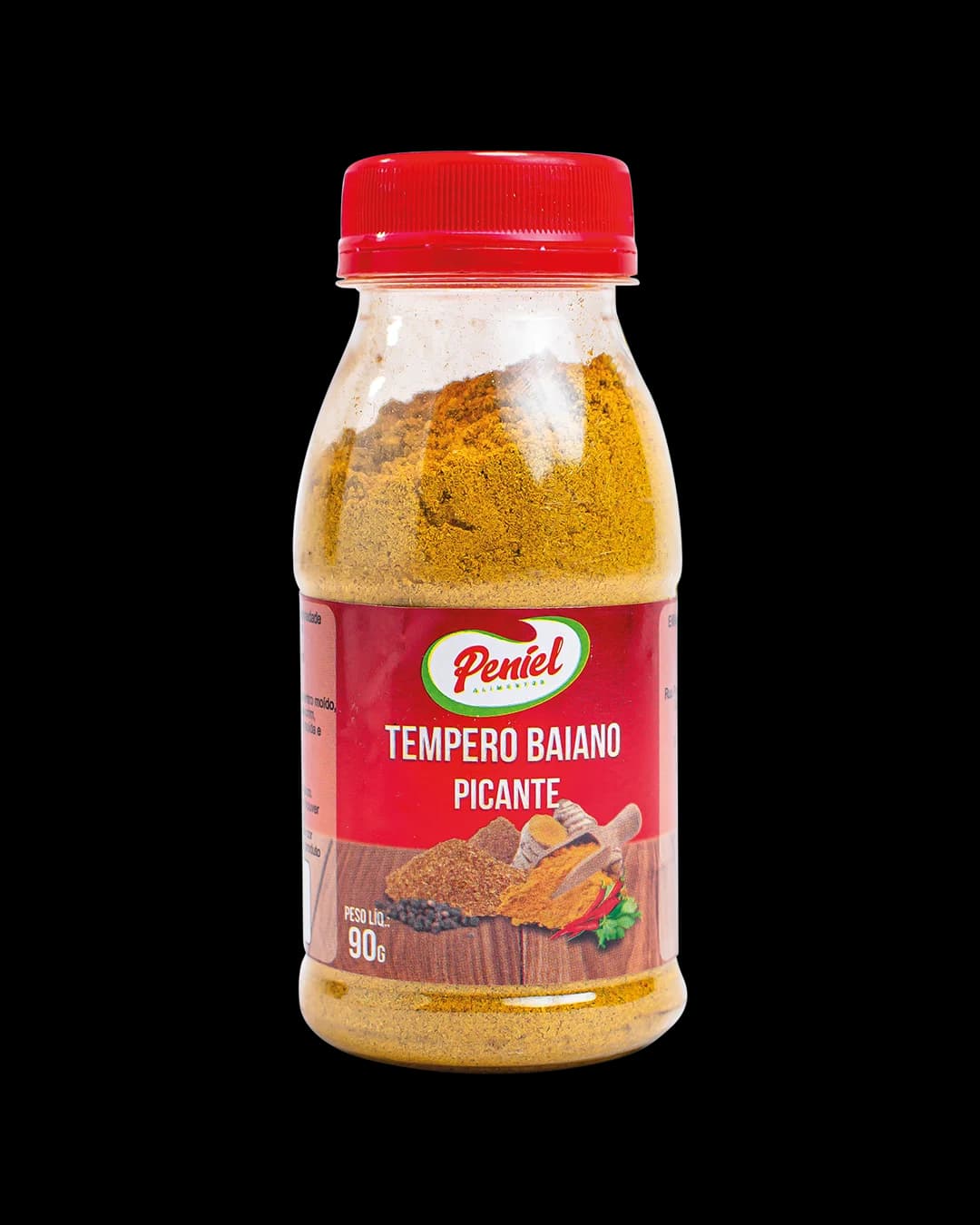 Tempero Baiano Picante 90g — Peniel — Fiel Alimentos — foto 1
