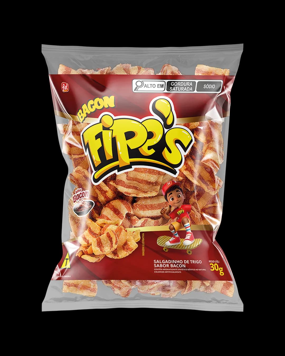 Fips Salgadinho Bacon 30g — FIP´S — Fiel Alimentos — foto 1