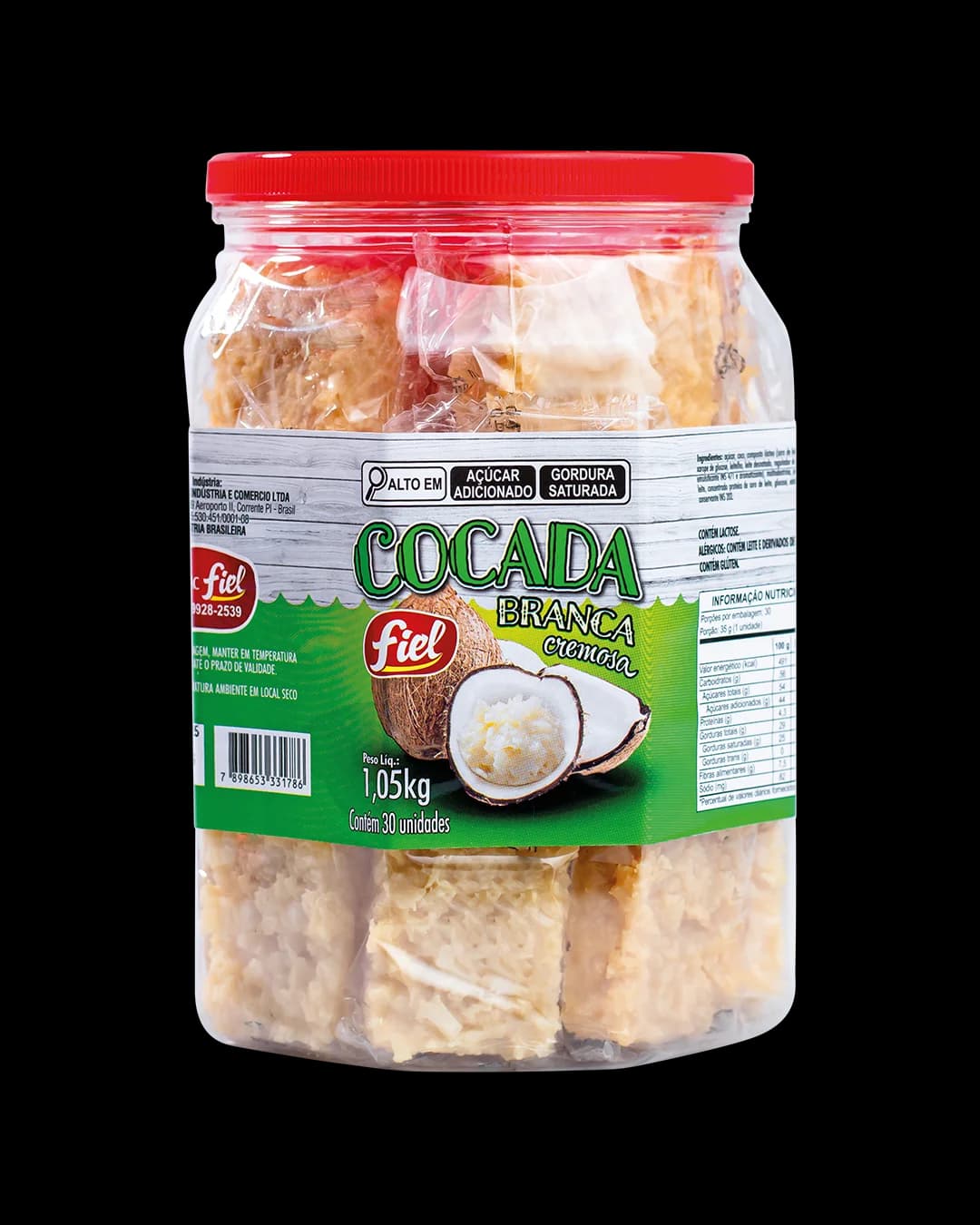 Cocada Branca Cremosa 1,05kg — Fiel — Fiel Alimentos