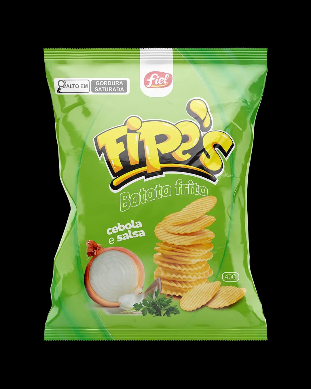 Fips Batata Frita Cebola e Salsa 40g — FIP´S — Fiel Alimentos