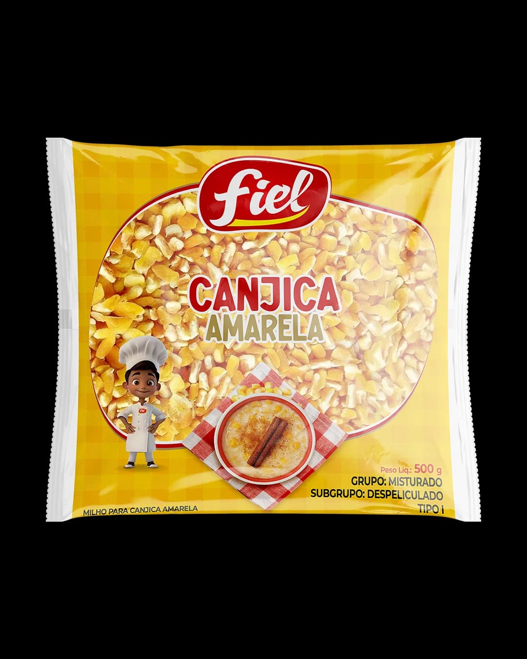 Canjica Amarela 500g — Fiel — Fiel Alimentos