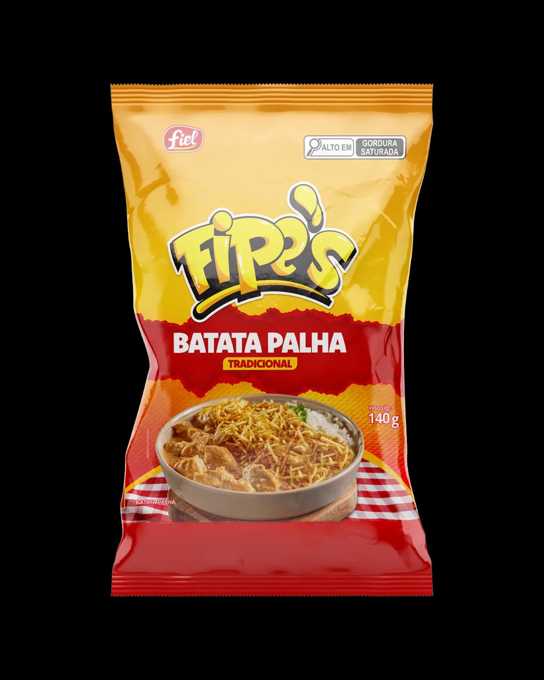 Fips Batata Palha Tradicional 140g — FIP´S — Fiel Alimentos