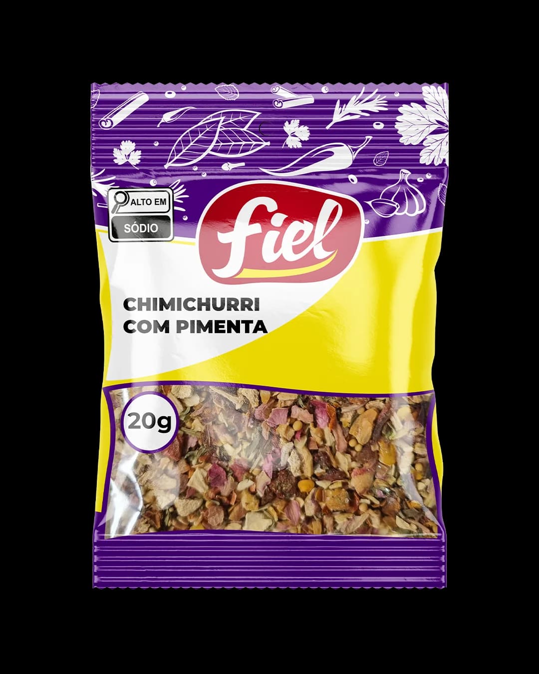Chimichurri com Pimenta 20g — Fiel — Fiel Alimentos